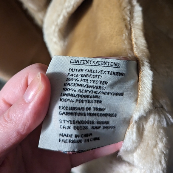 Jessica Tan Teddy Jacket with Cream Accents - Picture 11 of 14